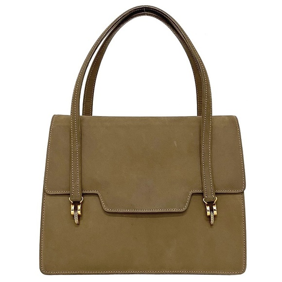 Gucci Vintage Flap Simple Pouch Included Leather Mini Bag Beige - Picture 1 of 10